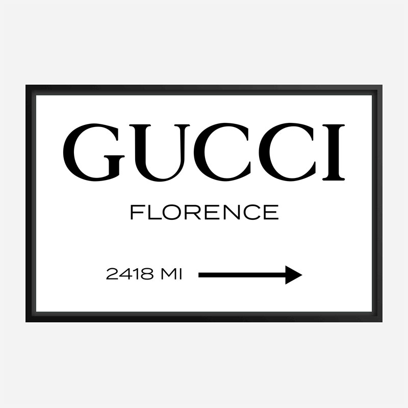 Gucci Sign Wall Art