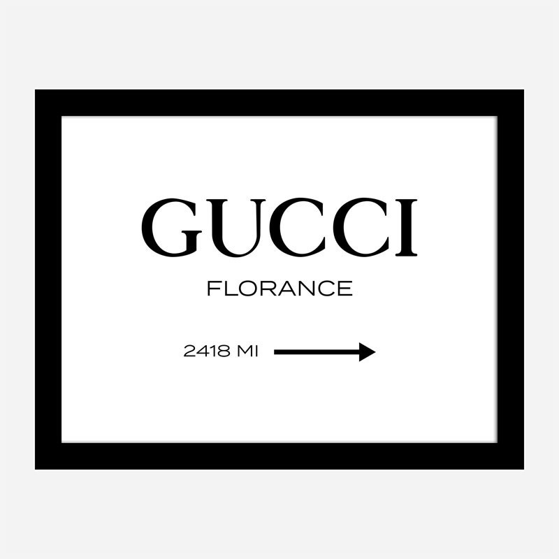 Gucci Sign Wall Art Gucci Sign Wall Art