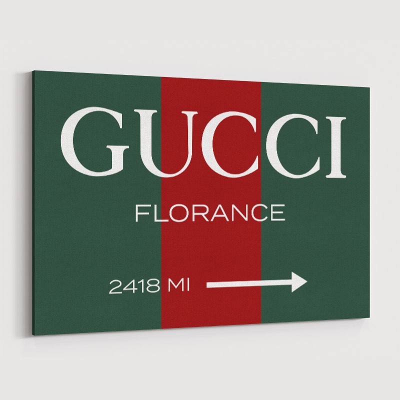 Gucci Color Sign Wall Art Gucci Color Sign Wall Art
