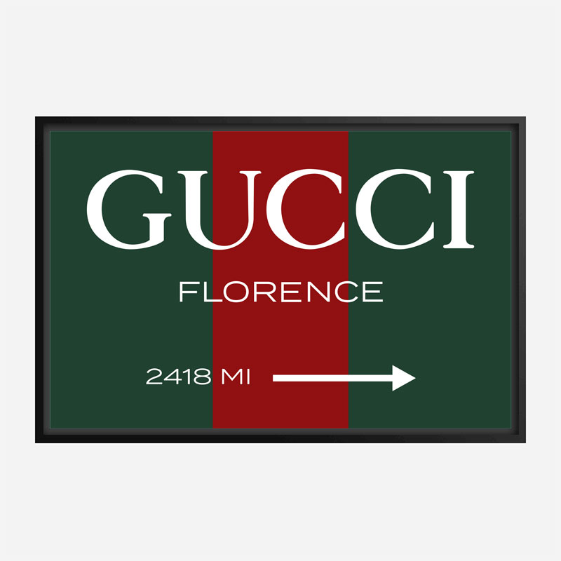 Gucci Color Sign Wall Art