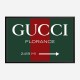 Gucci Color Sign Wall Art Gucci Color Sign Wall Art