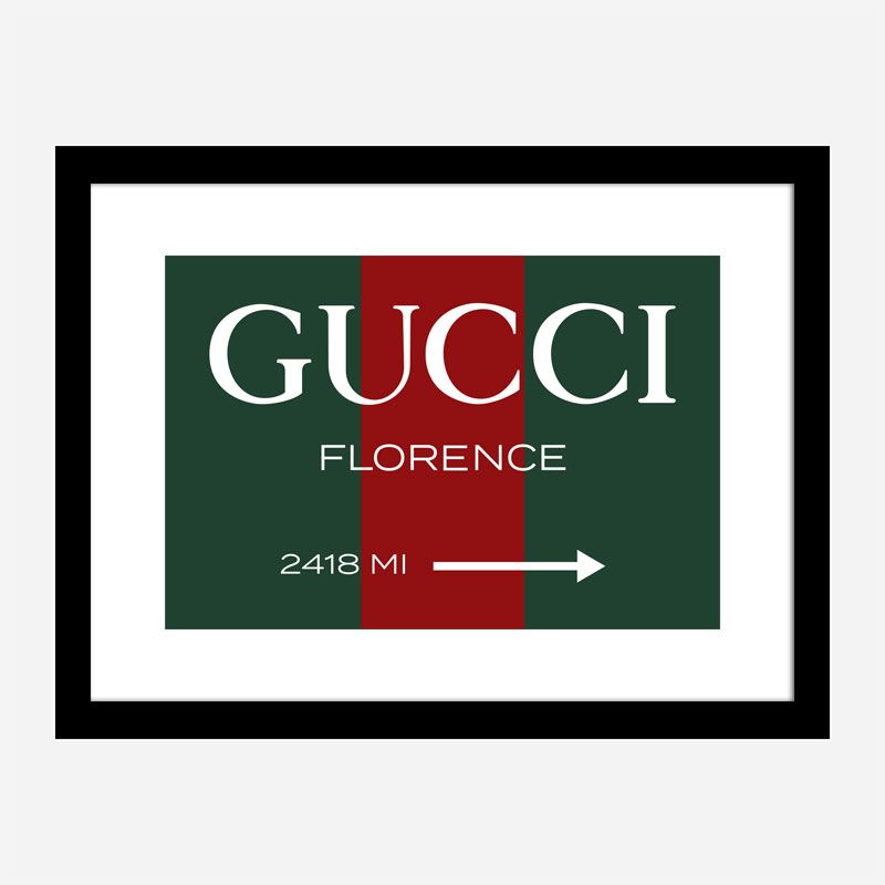 Gucci Color Sign Wall Art