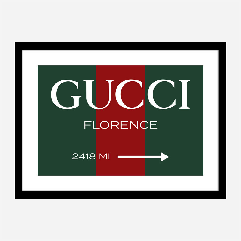 Gucci Color Sign Wall Art