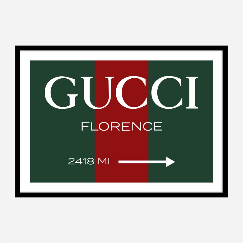 Gucci Color Sign Wall Art