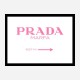 Prada Marfa Pink Sign Wall Art