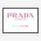 Prada Marfa Pink Sign Wall Art