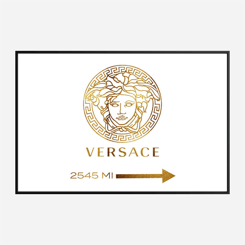 Gold Versace Canvas - Best Fashion Wall Art