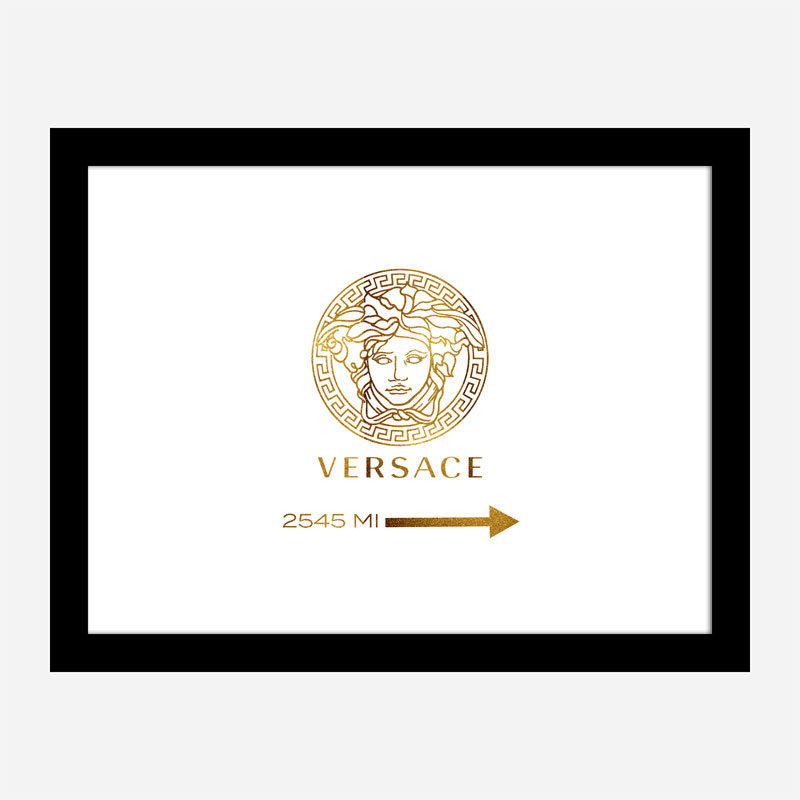 Versace Gold Sign Wall Art