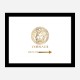 Versace Gold Sign Wall Art