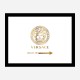 Versace Gold Sign Wall Art