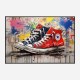 Converse Classics Sneakers Graffiti Style 2 Wall Art
