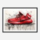 Yeezy Boost 350 Sneakers 3 Wall Art