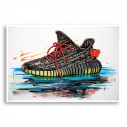 Yeezy Boost 350 Sneakers Wall Art