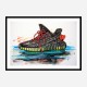 Yeezy Boost 350 Sneakers Wall Art