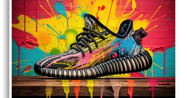 Yeezy Boost 350 Sneakers 1 Wall Art