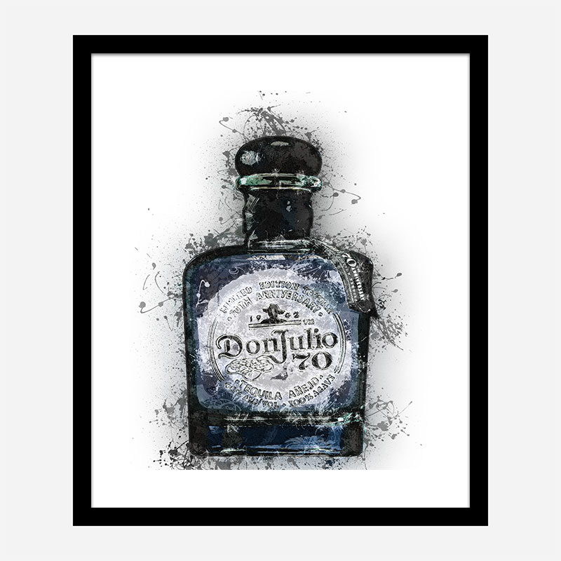 Don Julio 70 Tequila Abstract Art Print