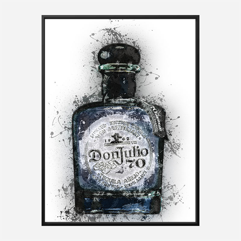 Don Julio 70 Tequila Abstract Art Print