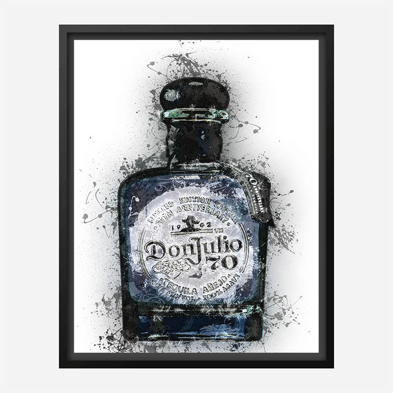 Don Julio 70 Tequila Abstract Art Print