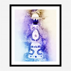 Clase Azul Reposado Tequila Watercolor Abstract Art Print