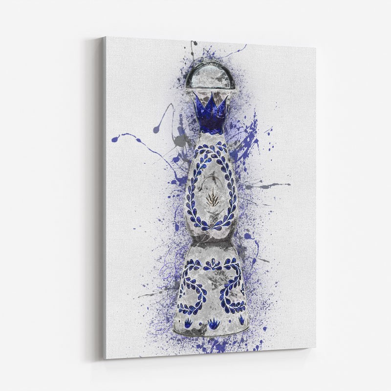 Clase Azul Reposado Tequila Abstract Art Print Clase Azul Reposado Tequila Abstract Art Print