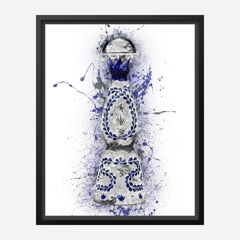 Clase Azul Reposado Tequila Abstract Art Print Clase Azul Reposado Tequila Abstract Art Print