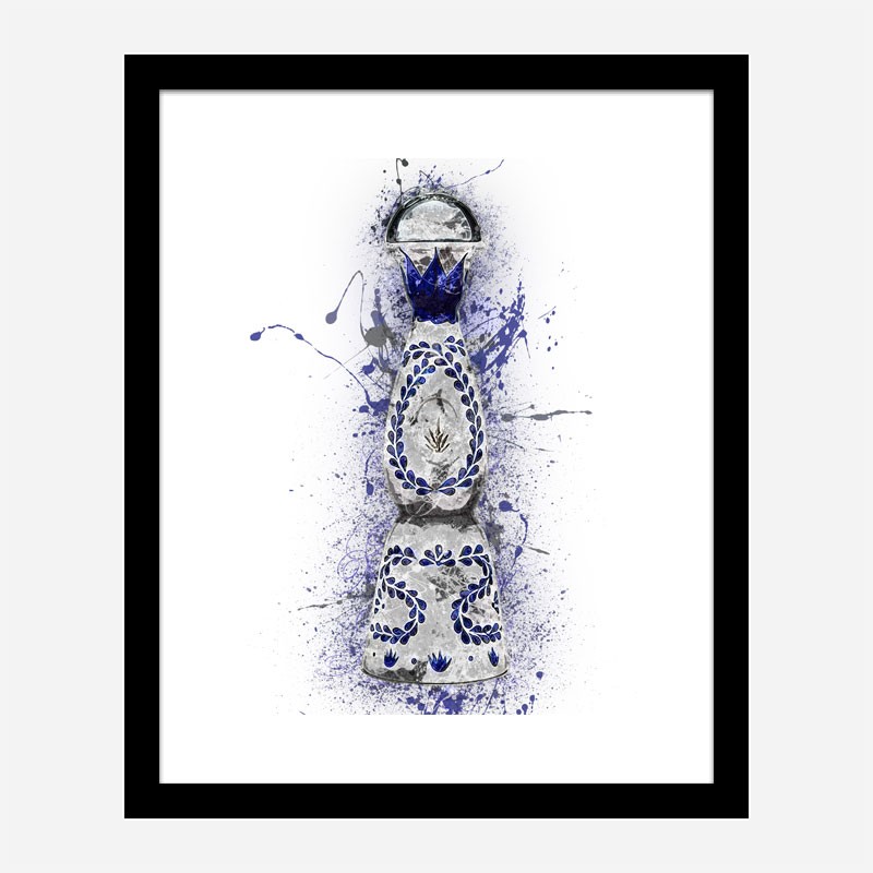 Clase Azul Reposado Tequila Abstract Art Print