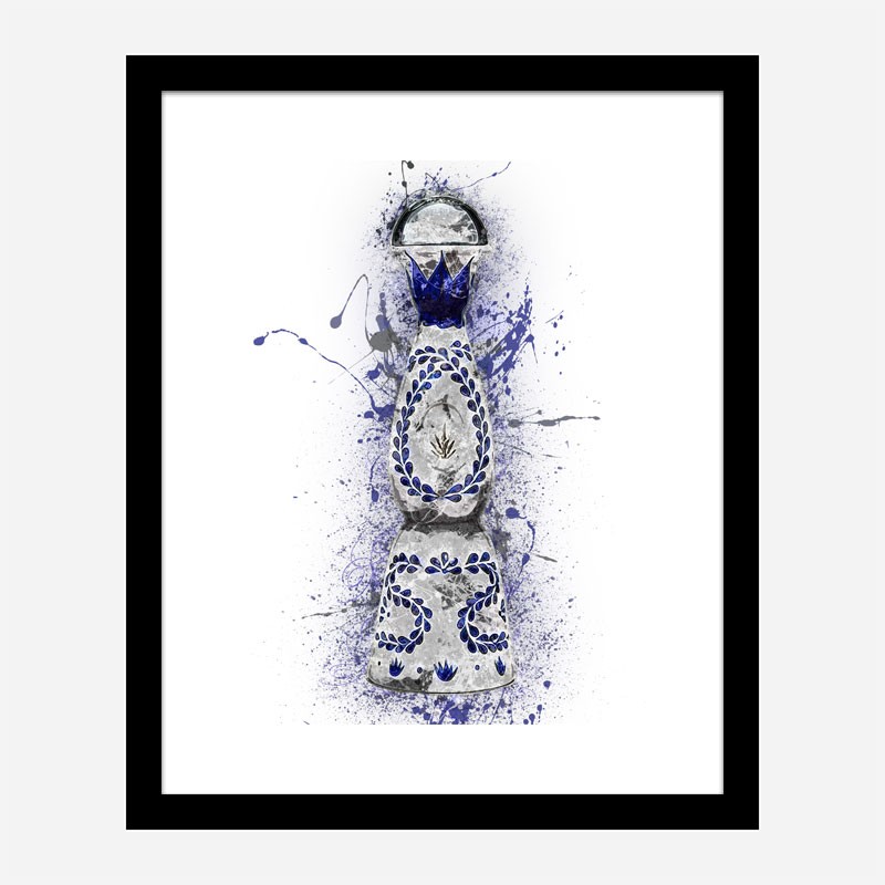 Clase Azul Reposado Tequila Abstract Art Print Clase Azul Reposado Tequila Abstract Art Print
