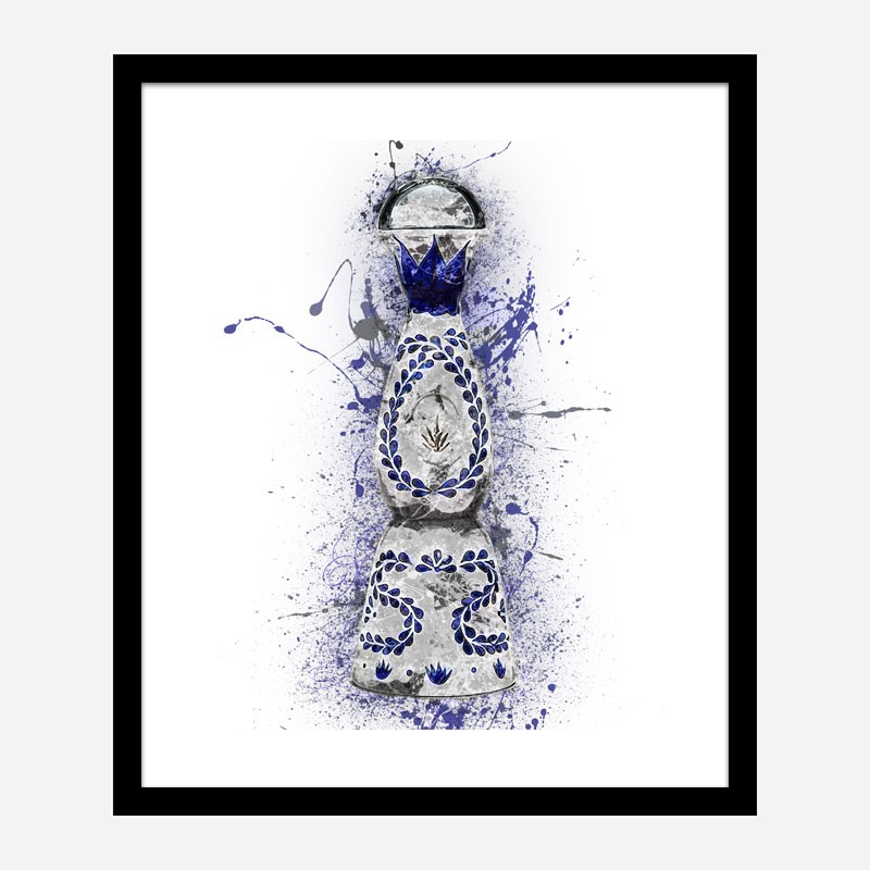 Clase Azul Reposado Tequila Abstract Art Print Clase Azul Reposado Tequila Abstract Art Print