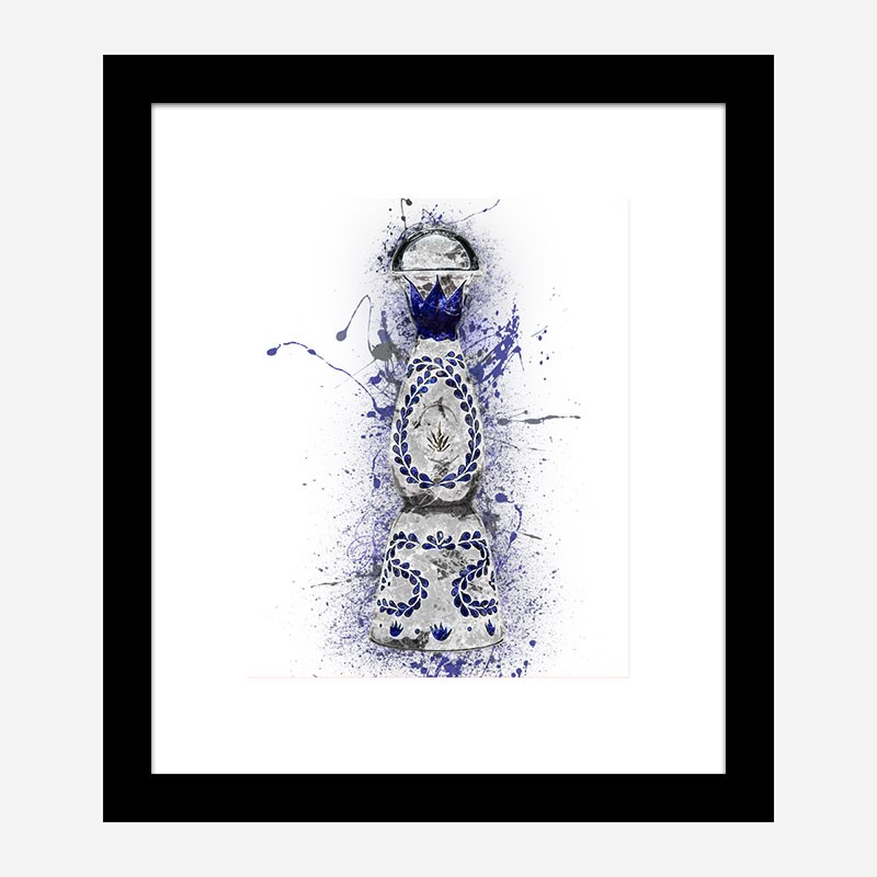 Clase Azul Reposado Tequila Abstract Art Print Clase Azul Reposado Tequila Abstract Art Print