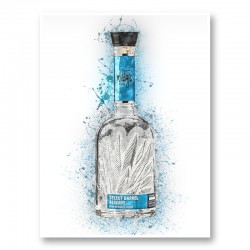 Milagro Select Silver Tequila Abstract Art Print