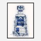 1800 Silver Tequila Abstract Art Print