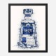 1800 Silver Tequila Abstract Art Print