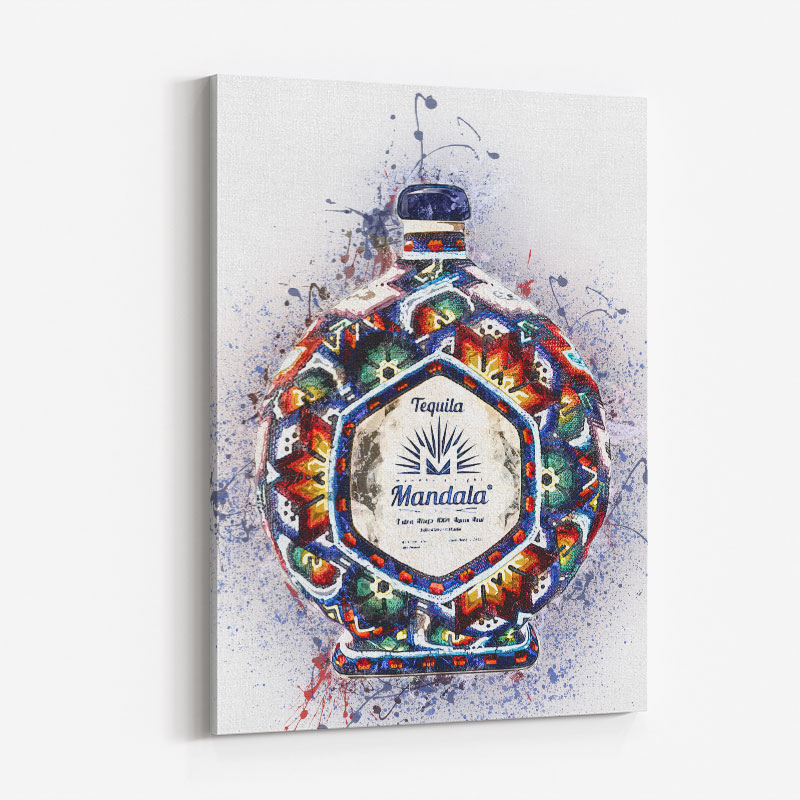 Don Julio Mandala Extra Tequila Abstract Art Print