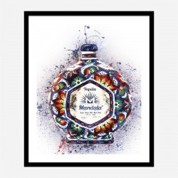 Don Julio Mandala Extra Tequila Abstract Art Print