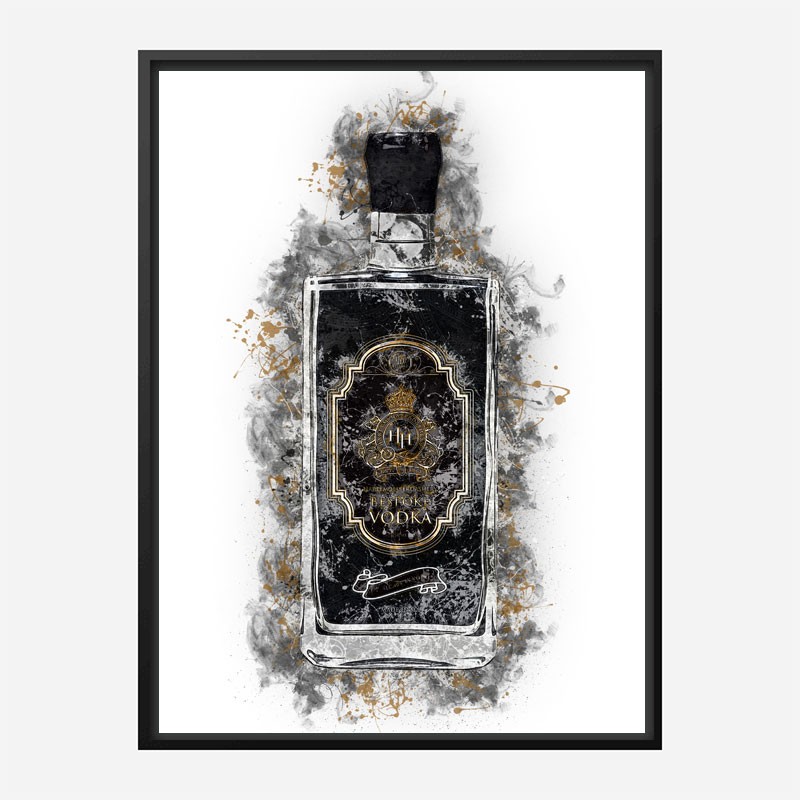 HH Bespoke Vodka Abstract Art Print