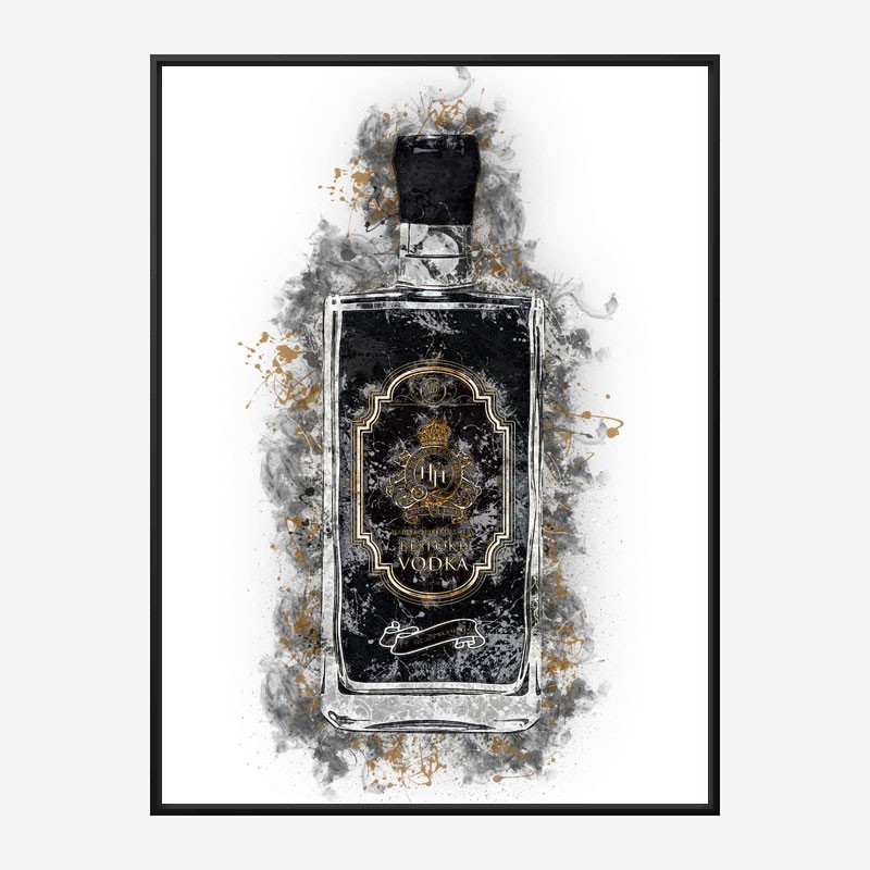 HH Bespoke Vodka Abstract Art Print