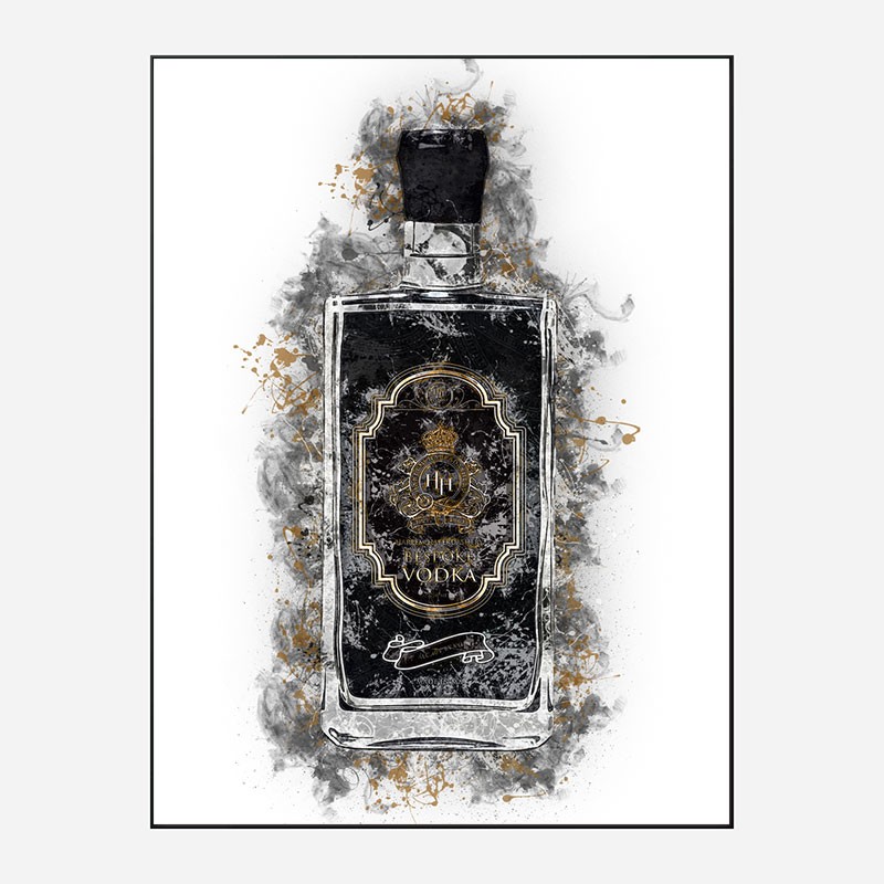 HH Bespoke Vodka Abstract Art Print