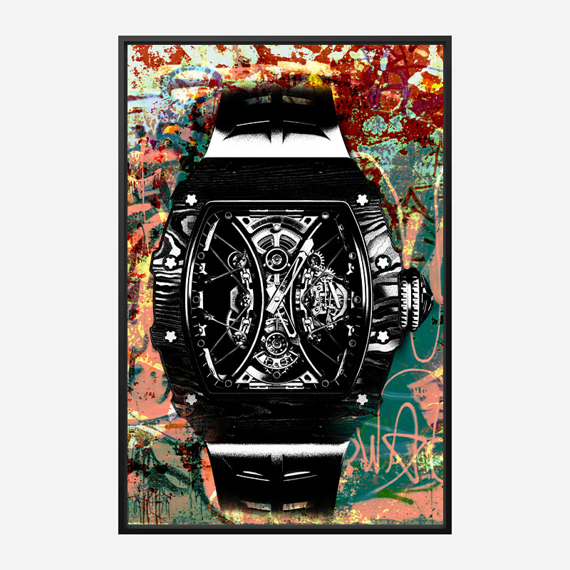 Richard Mille Watch Abstract Art Print