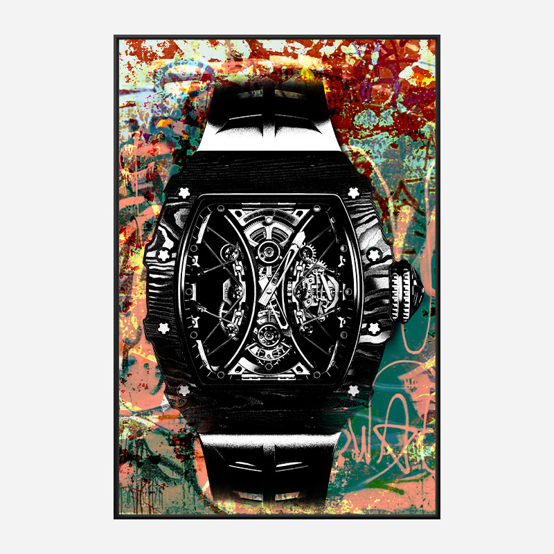 Richard Mille Watch Abstract Art Print