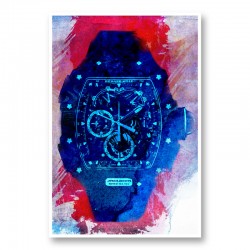 Richard Mille McLaren RM50 Watch Abstract Art Print