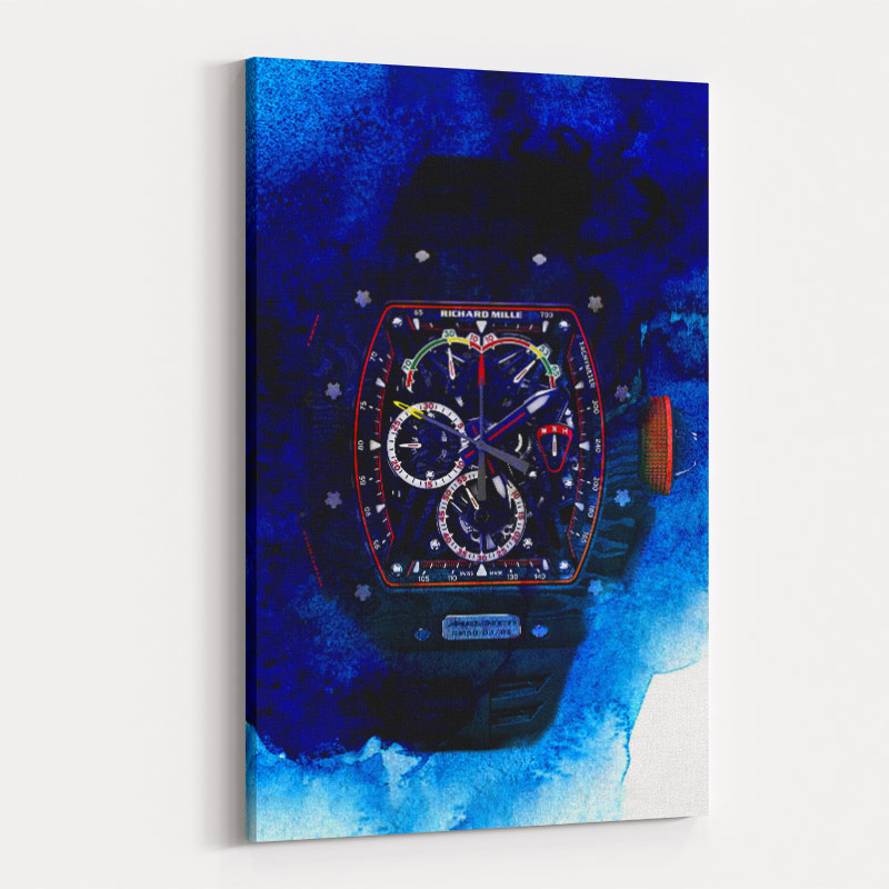 Richard Mille McLaren RM50 Watch Abstract Art Print