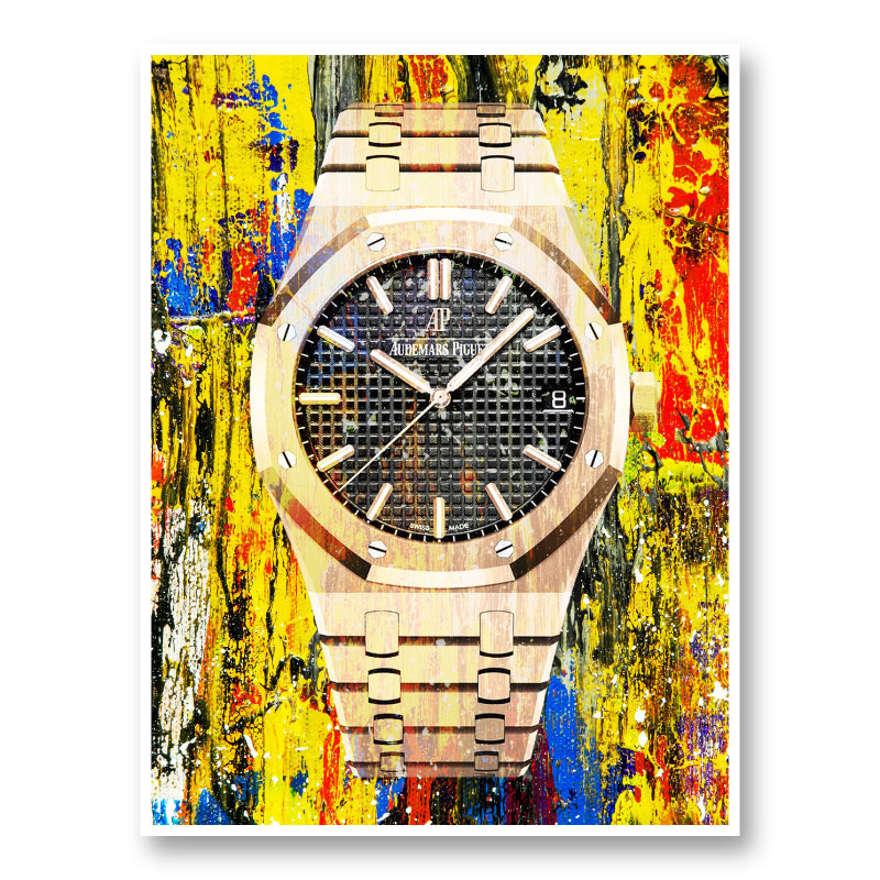 AP Oak Gold Color Pop Art Print