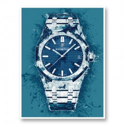 AP Oak Blue Pop Art Print