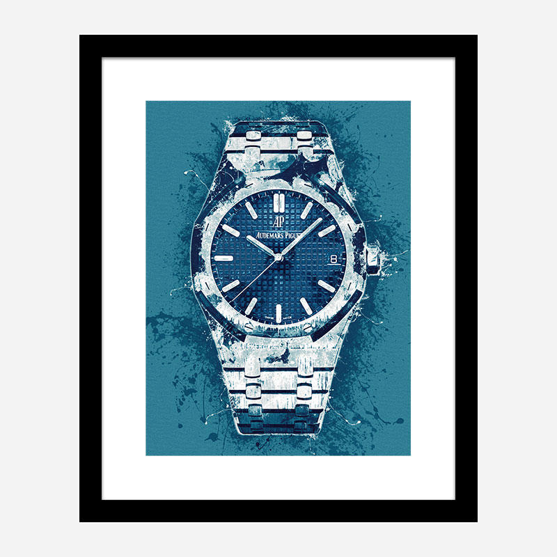 AP Oak Blue Pop Art Print