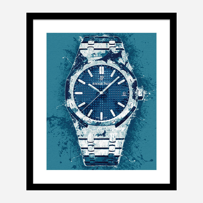 AP Oak Blue Pop Art Print