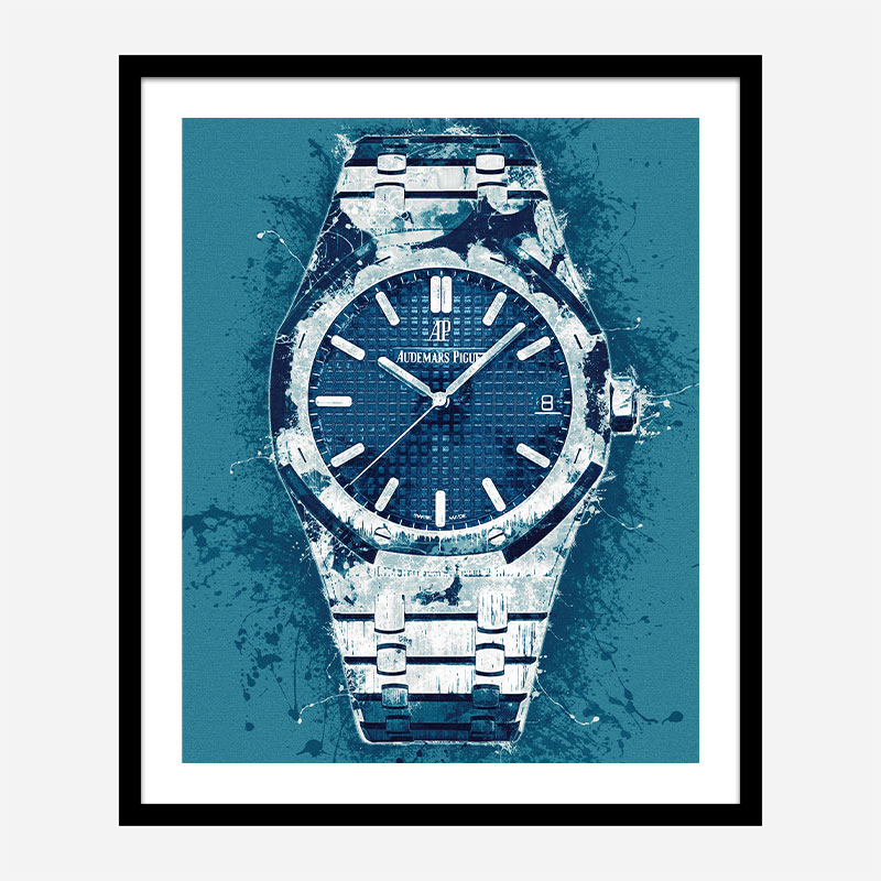 AP Oak Blue Pop Art Print