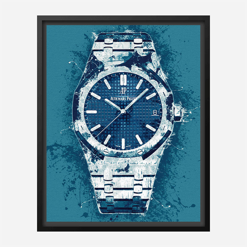 AP Oak Blue Pop Art Print