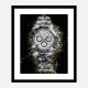 Rolex Daytona Watch Splatter Art Print