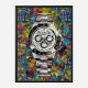 Rolex Daytona Abstract Art Print