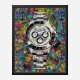 Rolex Daytona Abstract Art Print